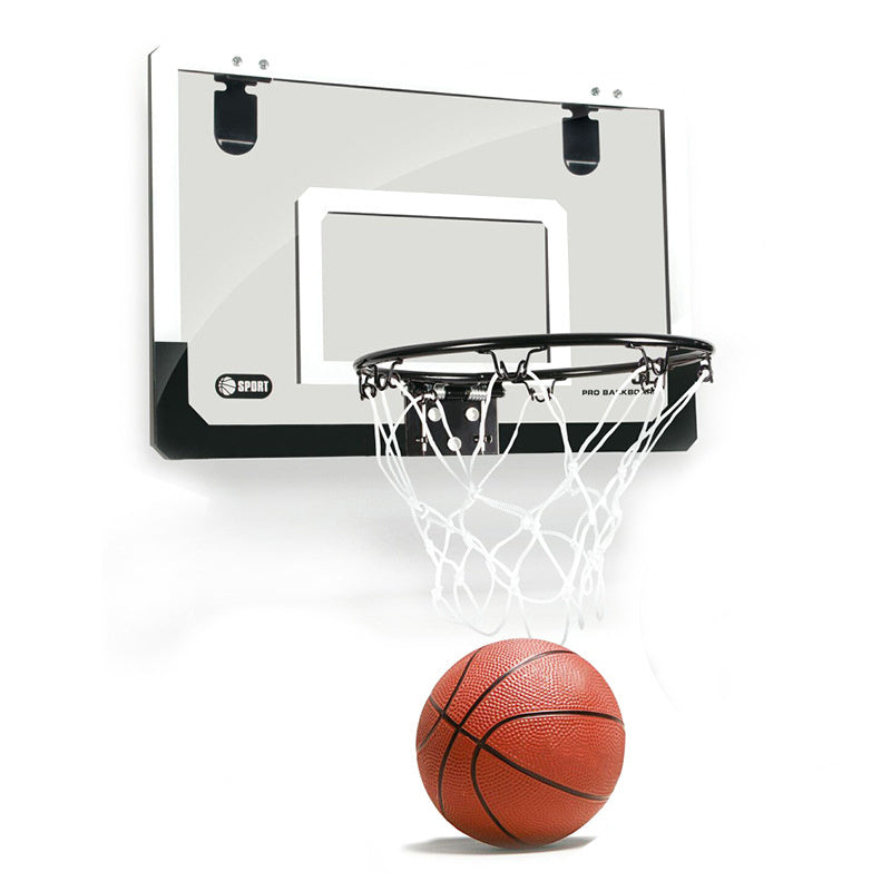 Children's hanging basketball hoop
