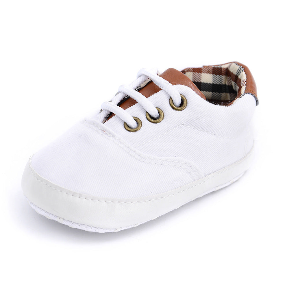 Casual Lace-Up Soft-Soled Baby Toddler Shoes