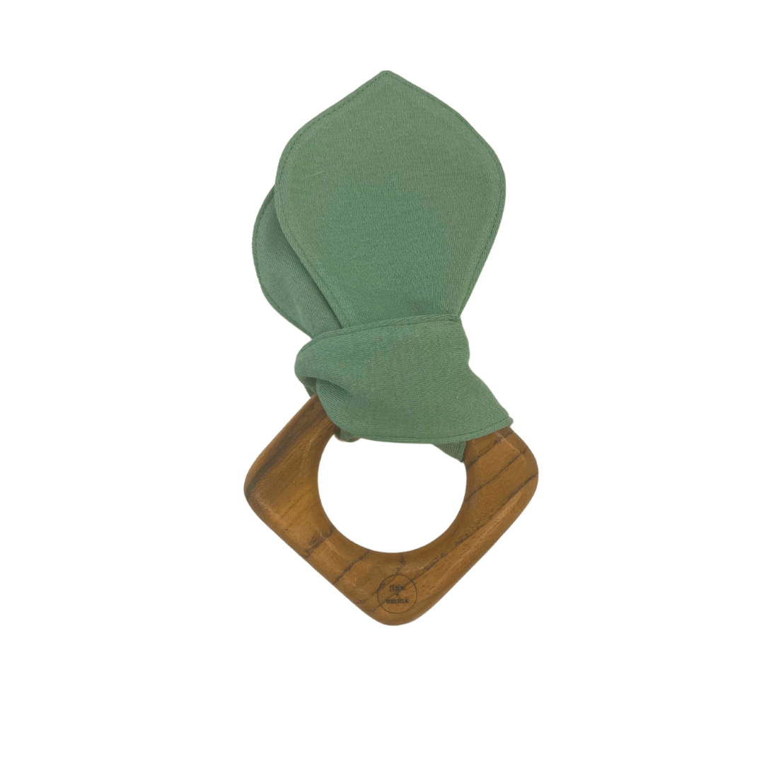 teething ears | basil green