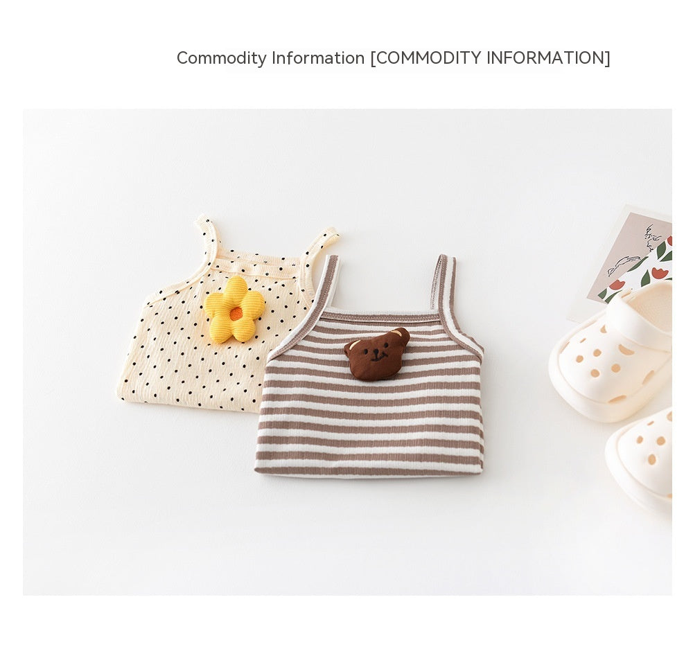 Infant Summer Sleeveless Jumpsuit