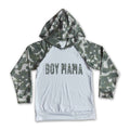 Boy mama camo long sleeve adult shirt