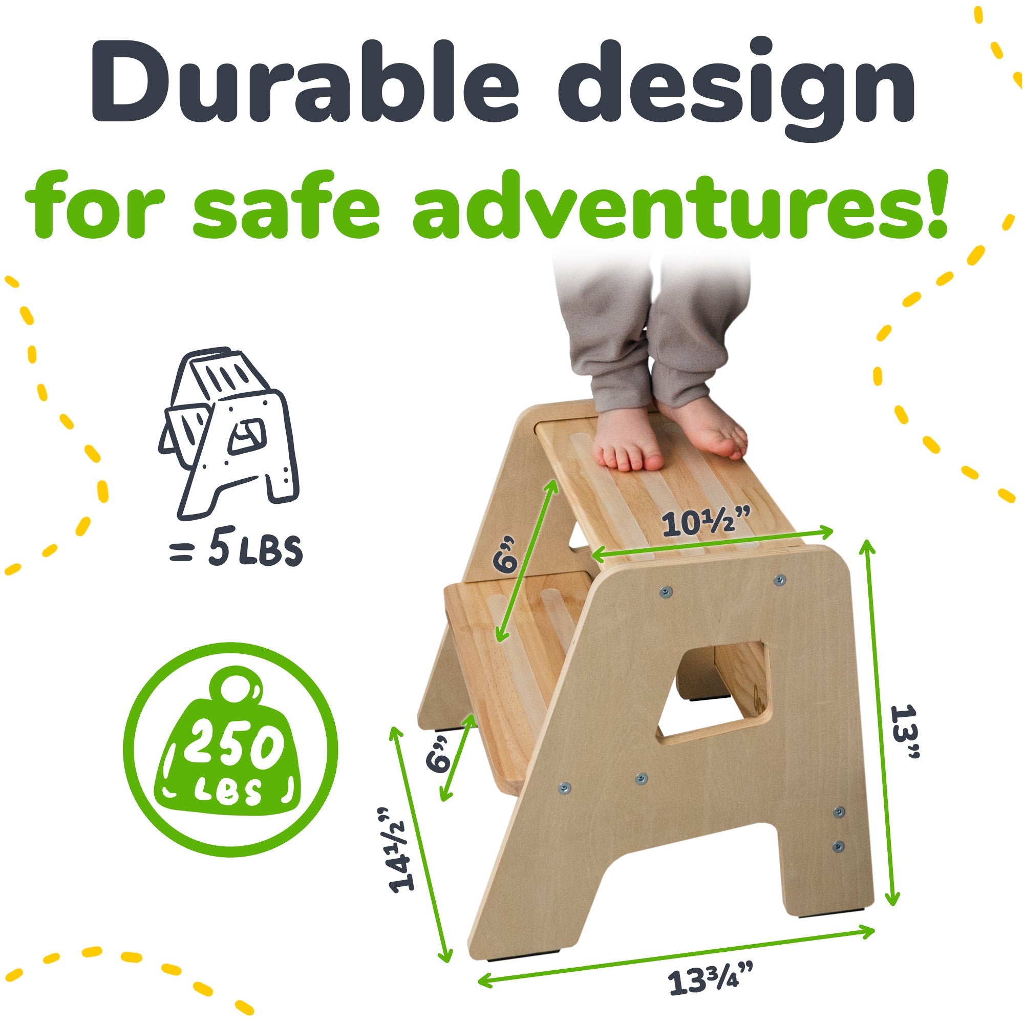 2-Step Stool for Kids