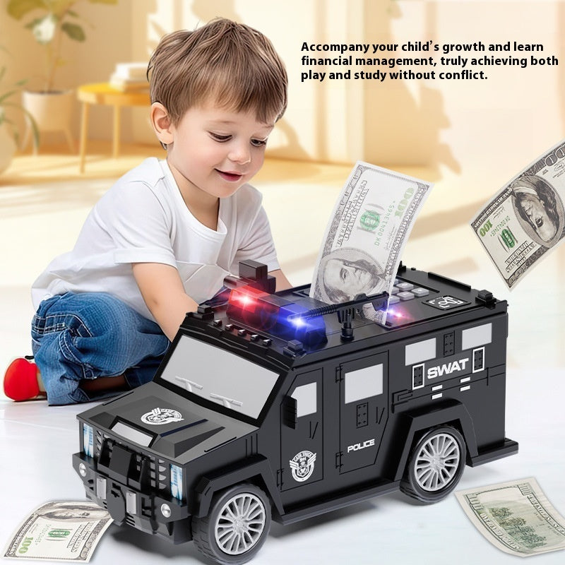 Cartoon Piggy Bank Smart Face Unlock