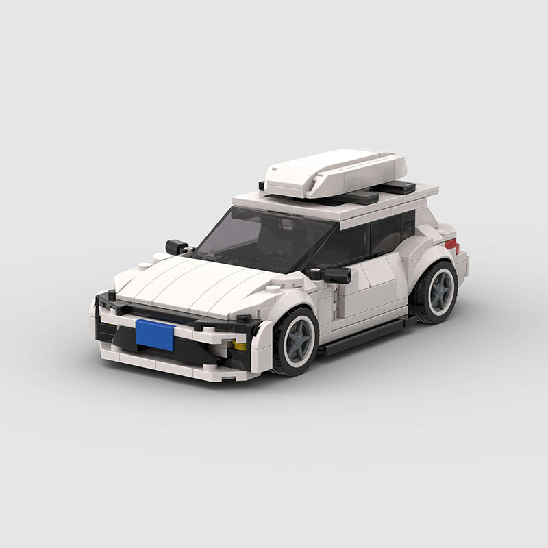 Small Particle Moc City Vehicle Race Model Puzzle