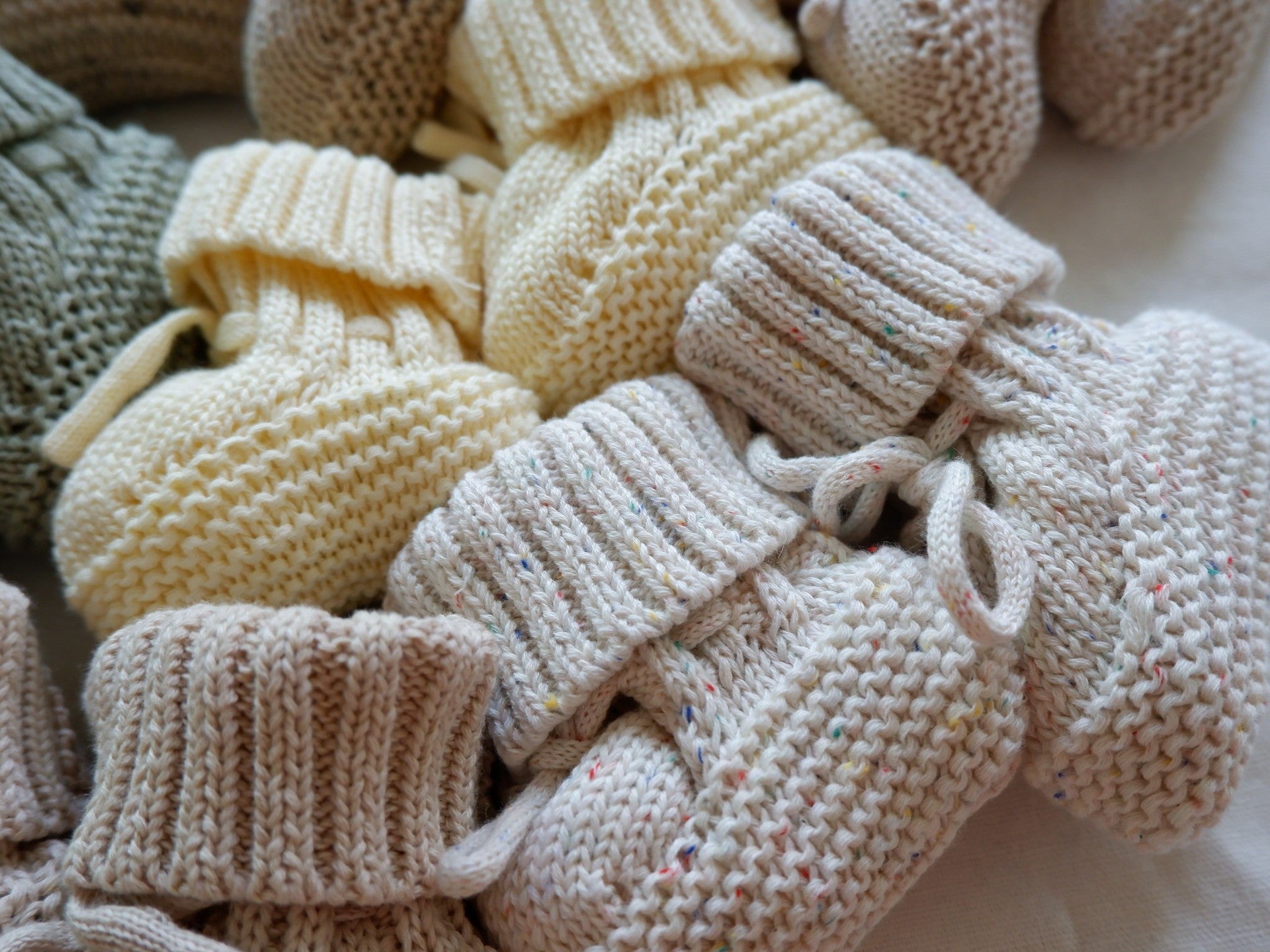 Cotton Newborn Foot Male And Female Baby Knitted Wool Handmade Socks Toddler Socks
