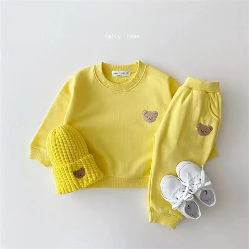 Baby Cartoon Embroidery Bear Head For Men And Women