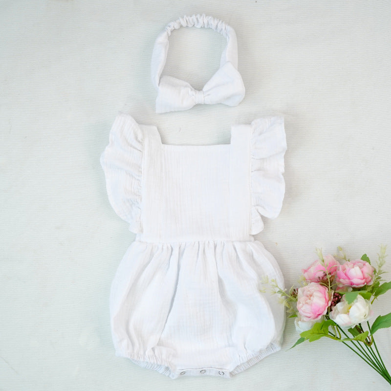 New Baby And Infants Romper Romper Shooting Birthday Dress Children Onesie