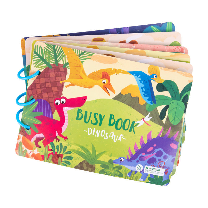 Children's Enlightenment Animal Sticker Book Puzzle Educational Toys Baby Montessori Early Education