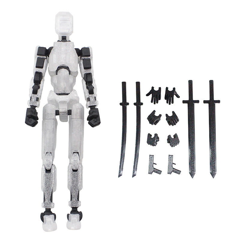 3D Printing More Than Movable Joint Doll Lucky 13 Full Body Movable Robot