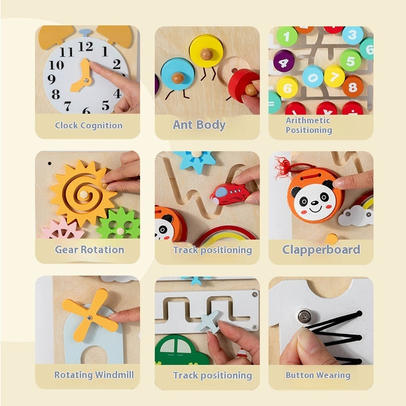 Baby Early Education Enlightenment Multi-functional Wall Game Children's Exploration Cognitive Exercise