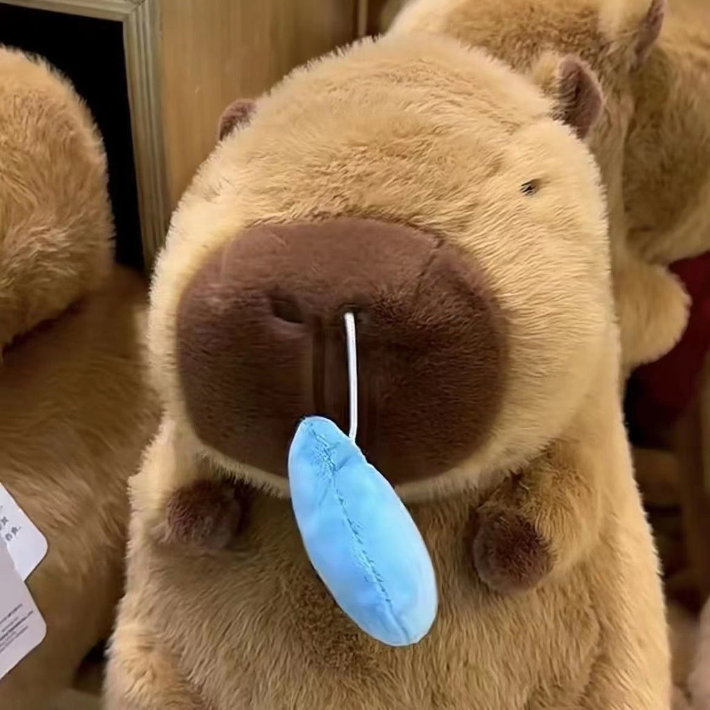 New Capibara Snot Withdraw Doll Doll Plush Toy Capybara Ugly And Cute Pillow Capybara Online Influencer Cute