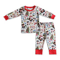Merry Christmas little fella kids boy pajamas