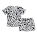 Short sleeves soccer top shorts kids boys pajamas