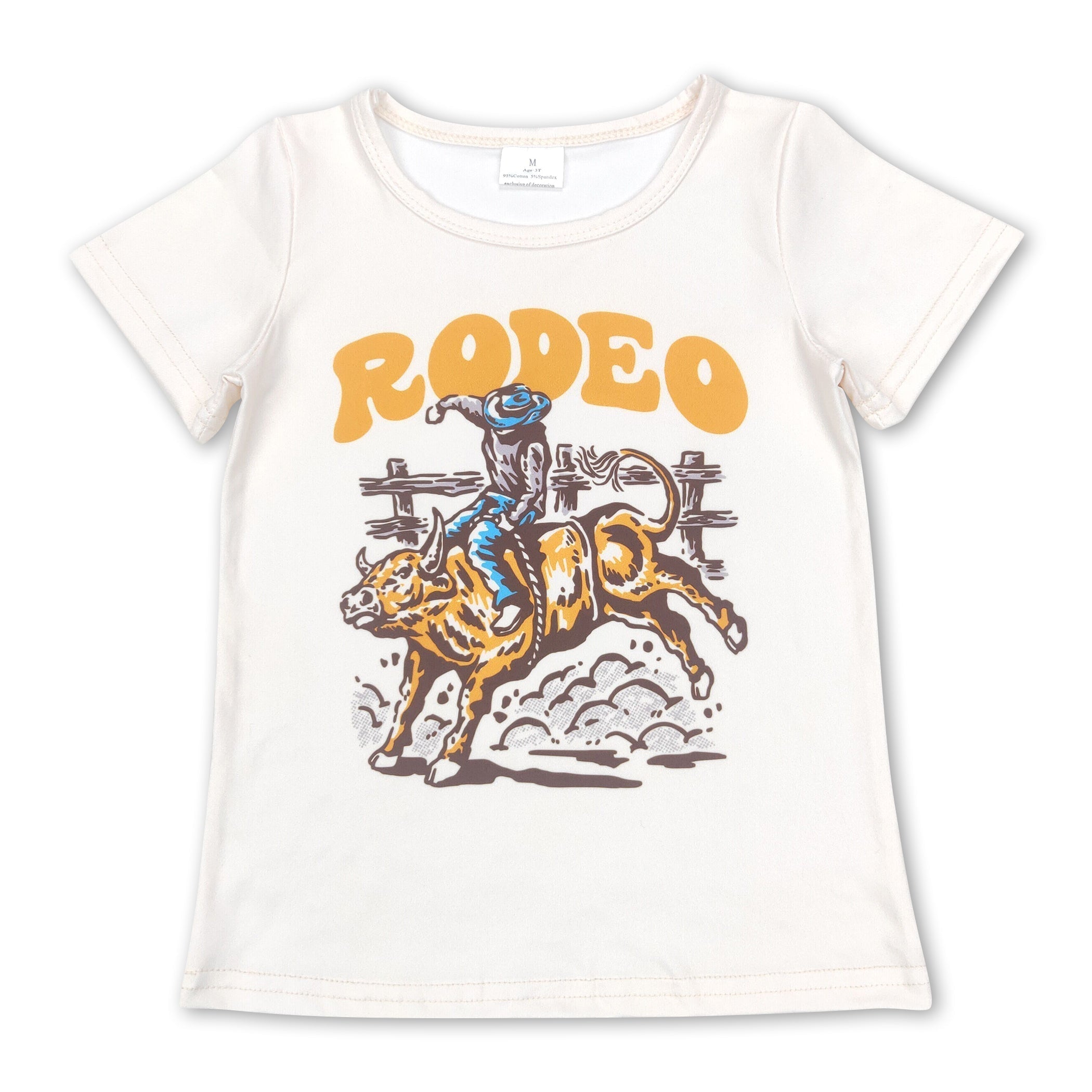 Short sleeves rodeo horse kids boys summer shirts