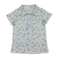 Short sleeves golf kids boys polo shirt