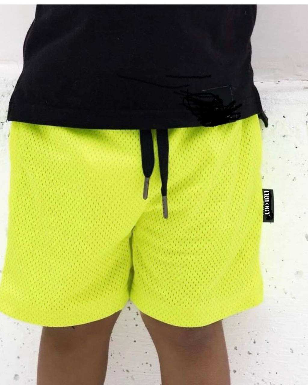 NEON MESH GYM SHORTS - READ DESCRIPTION