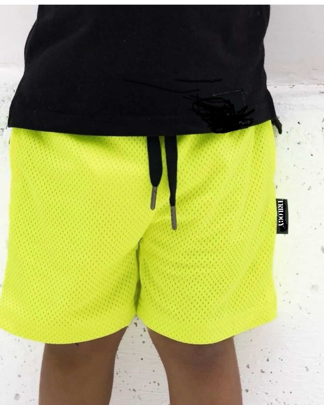 NEON MESH GYM SHORTS - READ DESCRIPTION