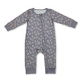 Long sleeves daisy baby girls zipper sleeper