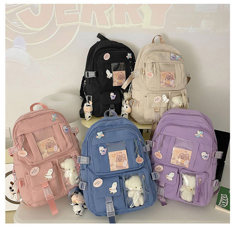 Backpack Women's Cute Casual Large Capacity