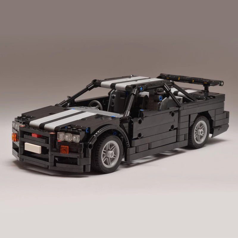 R34 Sports Car Remote Control Building Block Toy