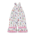 Straps ballet king Christmas tree kids girls overalls