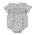 Short sleeves sheep baby boy summer romper