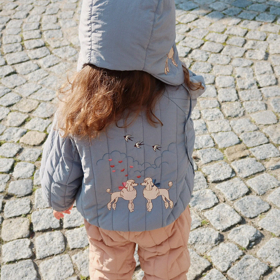 Children's Cotton Clothes Animal Zipper