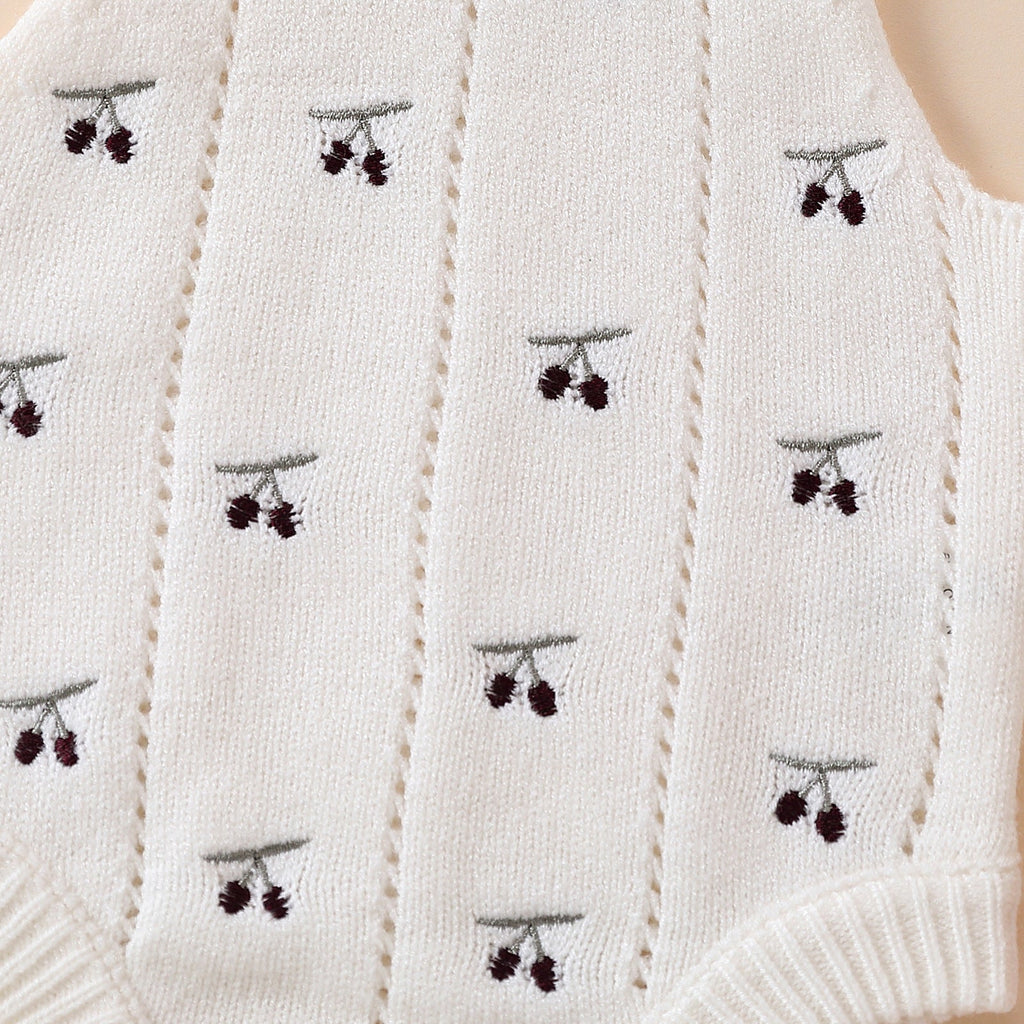 Summer Cotton Baby Sleeveless Jumpsuit