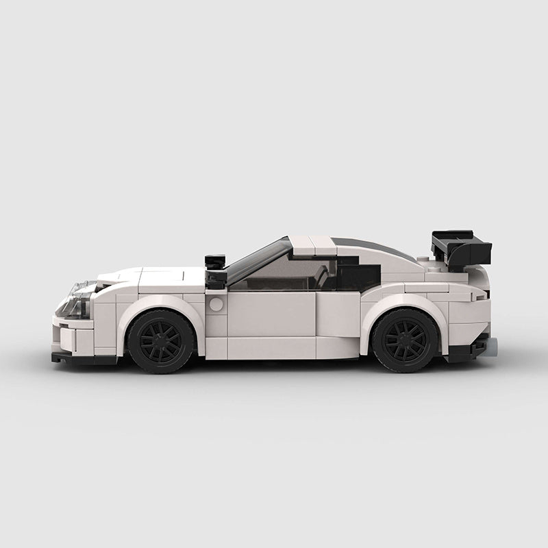 Building Blocks Suitable For Japanese GTR Sports Car Series Boys 8 Grids
