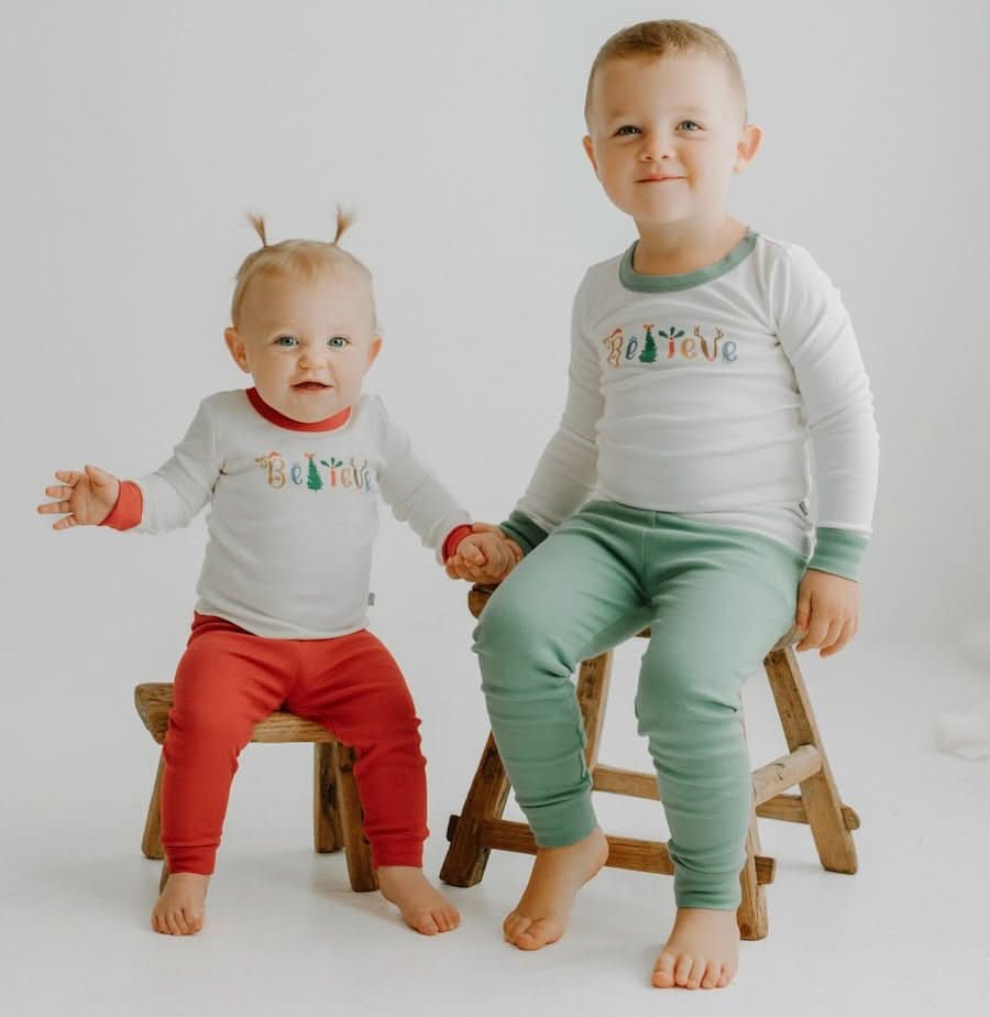 pajamas | believe green