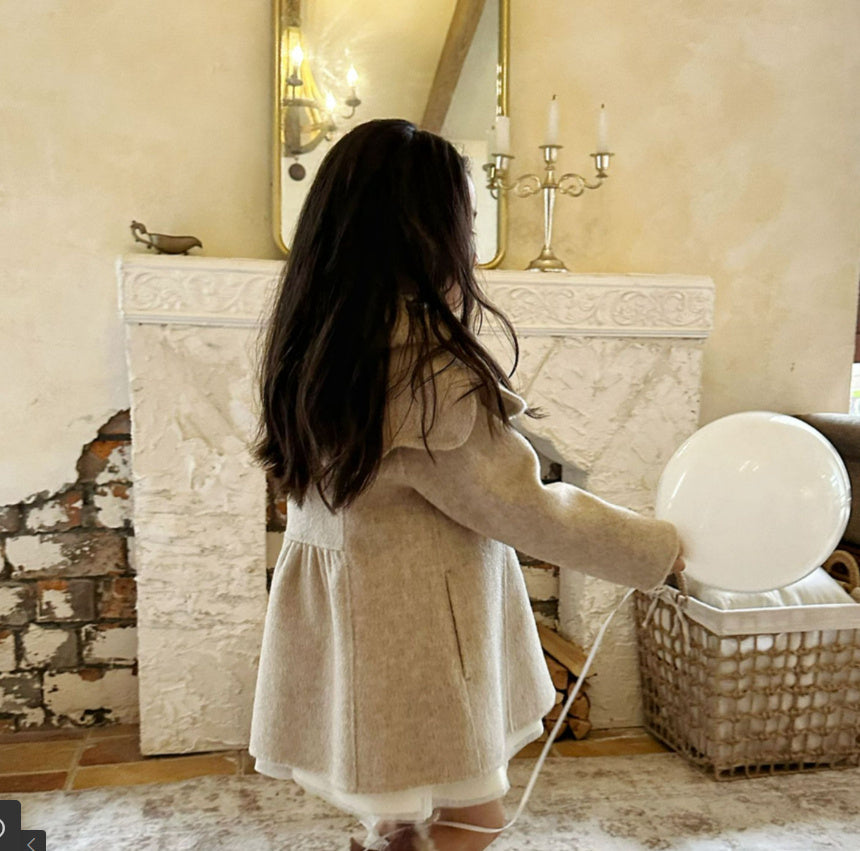 Retro Wool Double-sided Cashmere Girl Coat