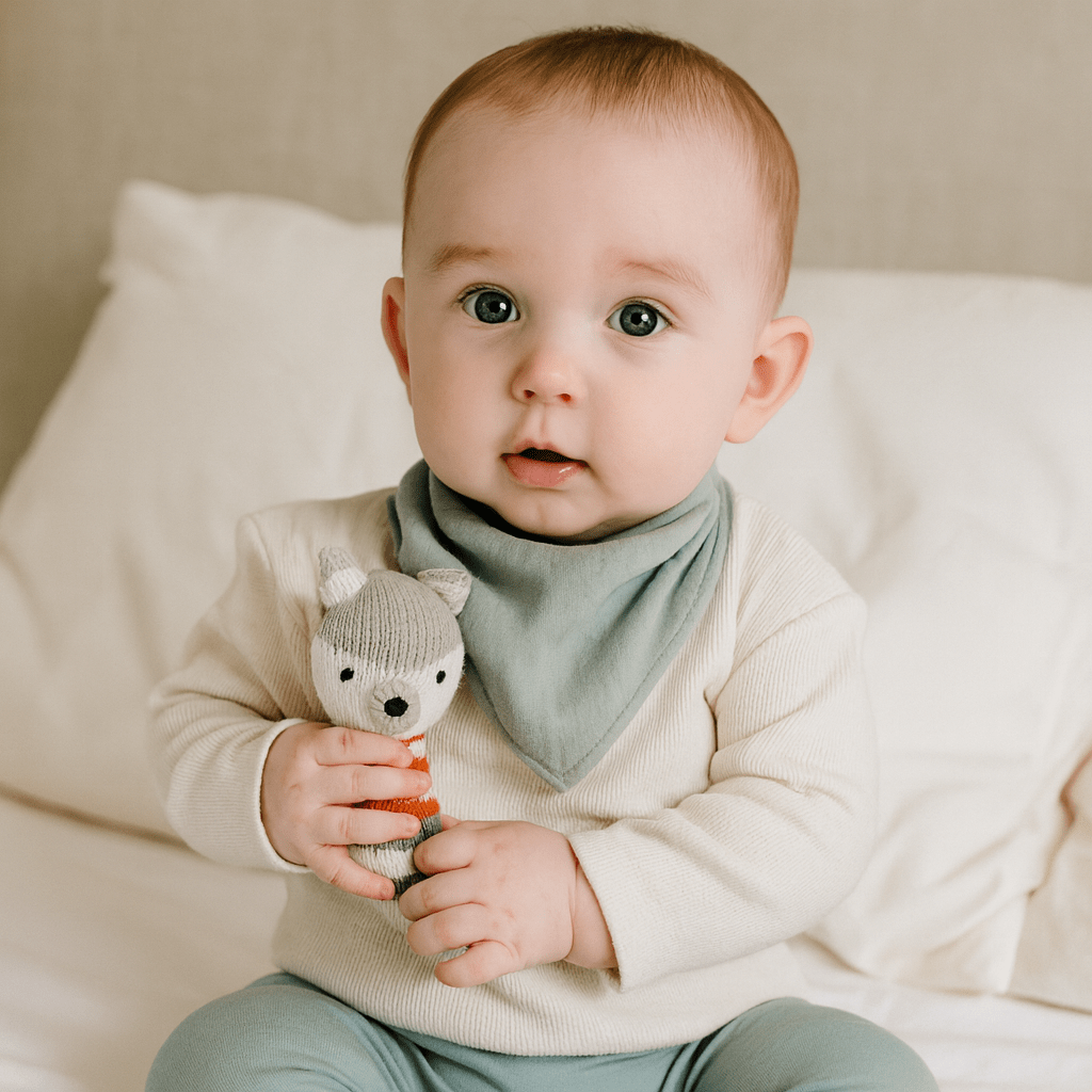 mini rattle | finley the fox