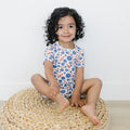 Red White & Blooms 2pc Bamboo Pajamas *4T left