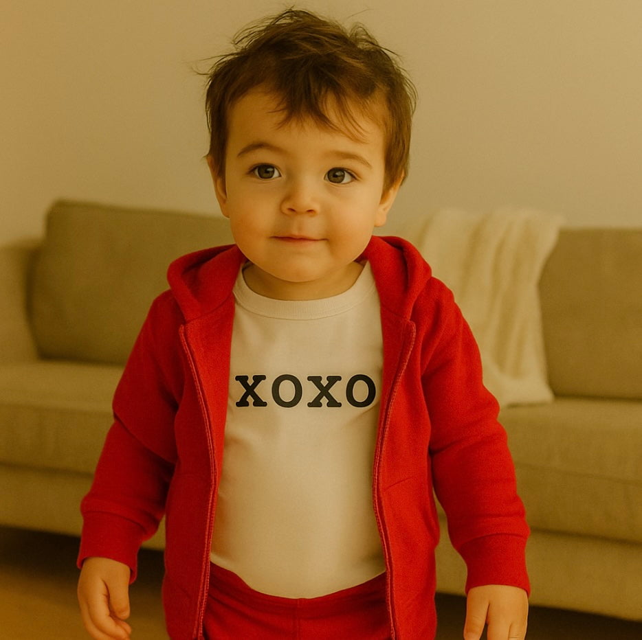 long sleeve graphic bodysuit | xoxo